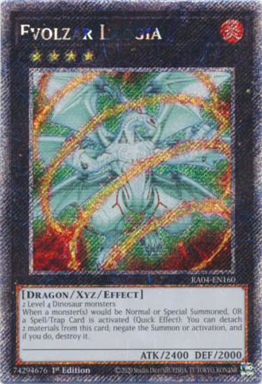 Evolzar Laggia - RA04-EN160-PSR - (V.4 - Platinum Secret Rare) 1st Edition