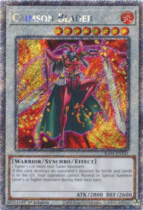 Crimson Blader - RA04-EN161-PSR - (V.4 - Platinum Secret Rare) 1st Edition