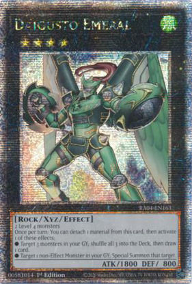 Daigusto Emeral - RA04-EN163-QCR - (V.5 - Quarter Century Secret Rare) 1st Edition