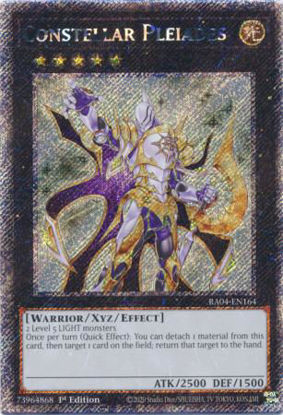 Constellar Pleiades - RA04-EN164-PSR - (V.4 - Platinum Secret Rare) 1st Edition