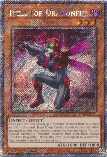 Inzektor Dragonfly - RA04-EN172-PSR - (V.4 - Platinum Secret Rare) 1st Edition