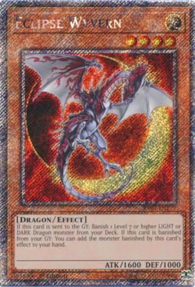 Eclipse Wyvern - RA04-EN177-PSR - (V.4 - Platinum Secret Rare) 1st Edition