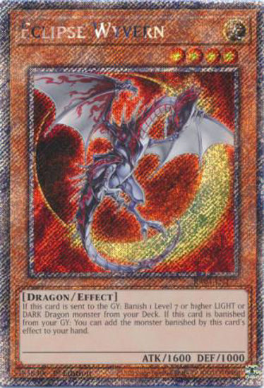 Eclipse Wyvern - RA04-EN177-PSR - (V.4 - Platinum Secret Rare) 1st Edition