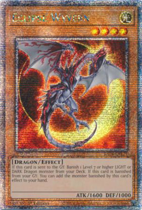 Eclipse Wyvern - RA04-EN177-QCR - (V.5 - Quarter Century Secret Rare) 1st Edition