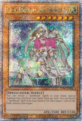 High Priestess of Prophecy - RA04-EN184-QCR - (V.5 - Quarter Century Secret Rare) 1st Edition