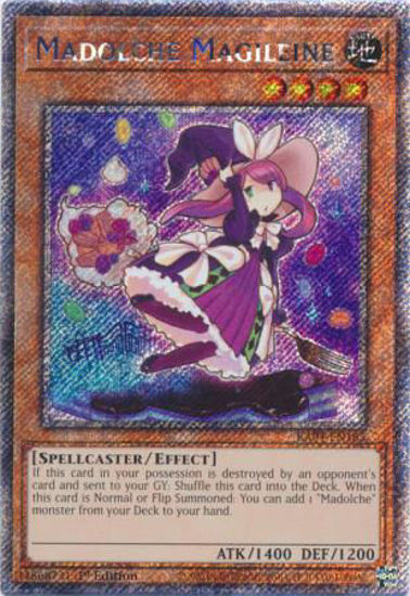 Madolche Magileine - RA04-EN185-PSR - (V.4 - Platinum Secret Rare) 1st Edition