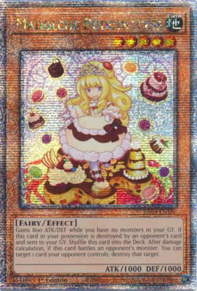 Madolche Puddingcess - RA04-EN186-QCR - (V.5 - Quarter Century Secret Rare) 1st Edition