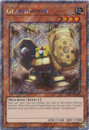 Geargiarmor - RA04-EN187-PSR - (V.4 - Platinum Secret Rare) 1st Edition