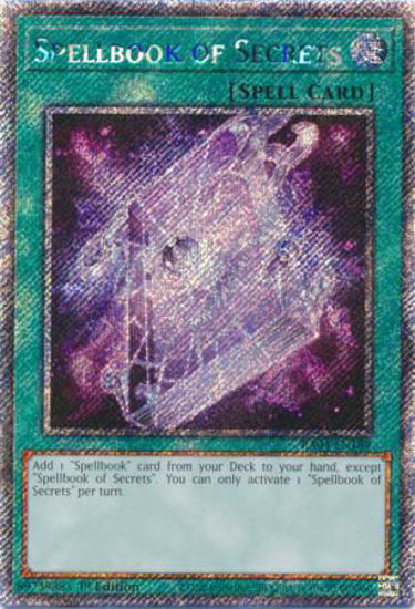 Spellbook of Secrets - RA04-EN189-PSR - (V.4 - Platinum Secret Rare) 1st Edition