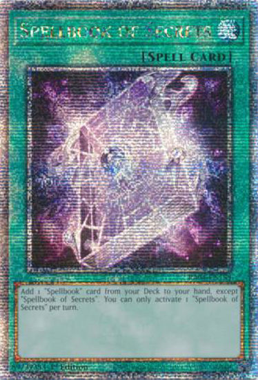 Spellbook of Secrets - RA04-EN189-QCR - (V.5 - Quarter Century Secret Rare) 1st Edition