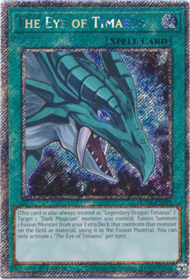 The Eye of Timaeus - RA04-EN192-PSR - (V.4 - Platinum Secret Rare) 1st Edition