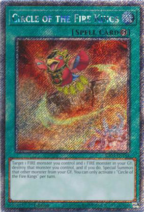 Circle of the Fire Kings - RA04-EN195-PSR - (V.4 - Platinum Secret Rare) 1st Edition
