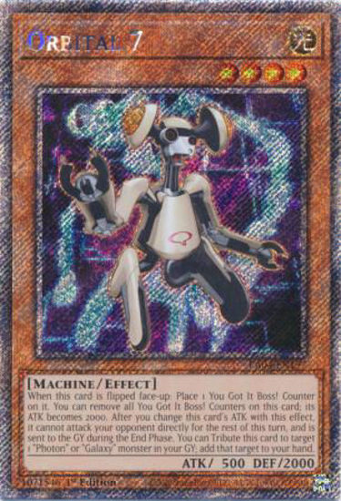 Orbital 7 - RA04-EN197-PSR - (V.4 - Platinum Secret Rare) 1st Edition