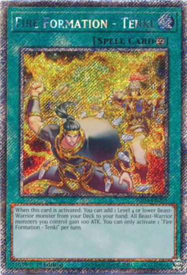 Fire Formation - Tenki - RA04-EN201-PSR - (V.4 - Platinum Secret Rare) 1st Edition