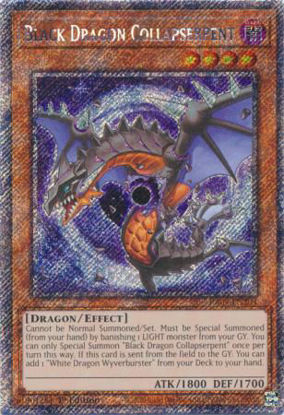 Black Dragon Collapserpent - RA04-EN204-PSR - (V.4 - Platinum Secret Rare) 1st Edition