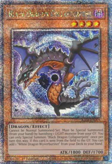 Black Dragon Collapserpent - RA04-EN204-QCR - (V.5 - Quarter Century Secret Rare) 1st Edition