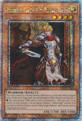 Noble Knight Medraut - RA04-EN205-QCR - (V.5 - Quarter Century Secret Rare) 1st Edition