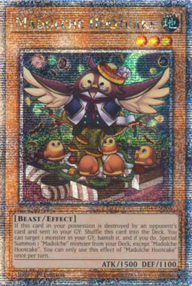 Madolche Hootcake - RA04-EN206-QCR - (V.5 - Quarter Century Secret Rare) 1st Edition