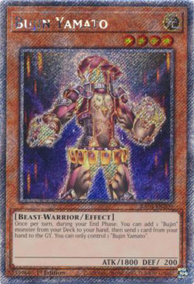 Bujin Yamato - RA04-EN209-PSR - (V.4 - Platinum Secret Rare) 1st Edition