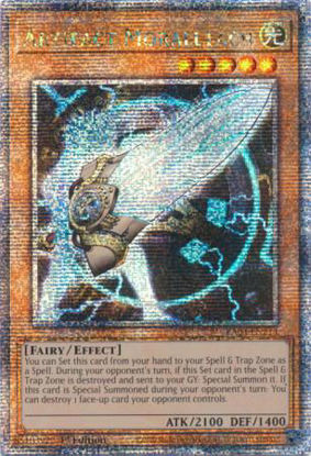 Artifact Moralltach - RA04-EN214-QCR - (V.5 - Quarter Century Secret Rare) 1st Edition