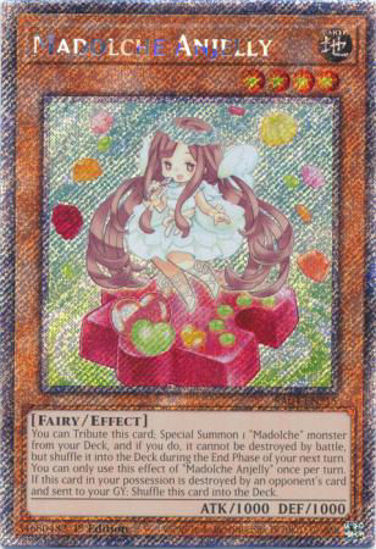 Madolche Anjelly - RA04-EN215-PSR - (V.4 - Platinum Secret Rare) 1st Edition