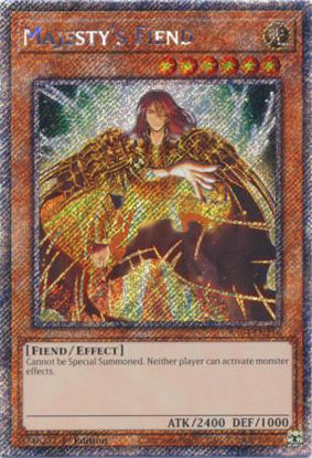 Majesty's Fiend - RA04-EN216-PSR - (V.4 - Platinum Secret Rare) 1st Edition