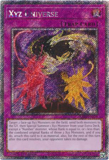 Xyz Universe - RA04-EN218-PSR - (V.4 - Platinum Secret Rare) 1st Edition