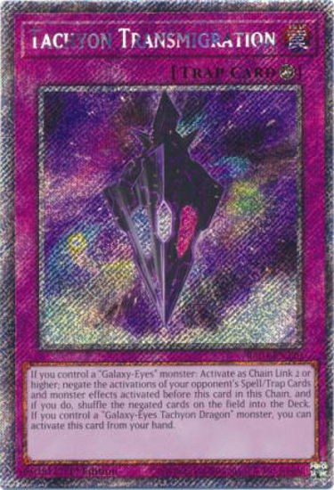 Tachyon Transmigration - RA04-EN220-PSR - (V.4 - Platinum Secret Rare) 1st Edition