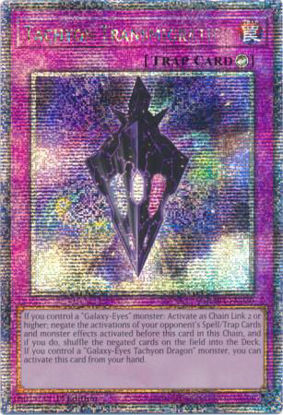 Tachyon Transmigration - RA04-EN220-QCR - (V.5 - Quarter Century Secret Rare) 1st Edition
