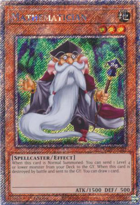 Mathematician - RA04-EN223-PSR - (V.4 - Platinum Secret Rare) 1st Edition
