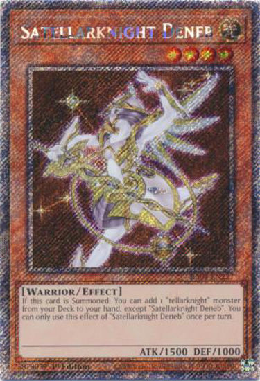 Satellarknight Deneb - RA04-EN227-PSR - (V.4 - Platinum Secret Rare) 1st Edition