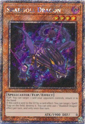 Shaddoll Dragon - RA04-EN228-PSR - (V.4 - Platinum Secret Rare) 1st Edition