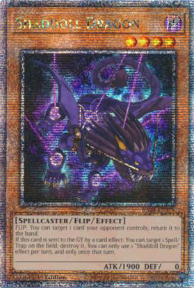 Shaddoll Dragon - RA04-EN228-QCR - (V.5 - Quarter Century Secret Rare) 1st Edition