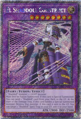 El Shaddoll Construct (Alternitive Art) - RA04-EN229-PSR2 - (V.2 - Platinum Secret Rare) 1st Edition