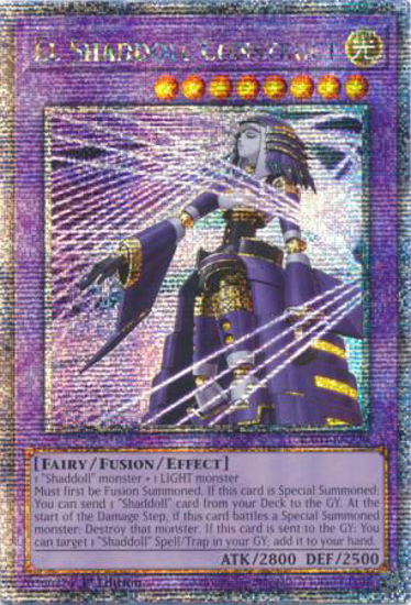 El Shaddoll Construct (Alternitive Art) - RA04-EN229-QCR2 - (V.2 - Quarter Century Secret Rare) 1st Edition