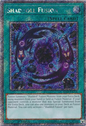 Shaddoll Fusion - RA04-EN231-PSR - (V.4 - Platinum Secret Rare) 1st Edition