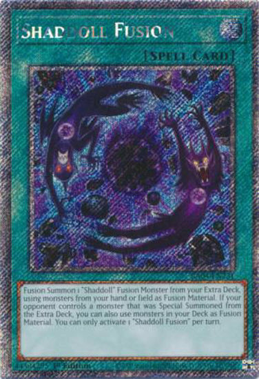 Shaddoll Fusion - RA04-EN231-PSR - (V.4 - Platinum Secret Rare) 1st Edition