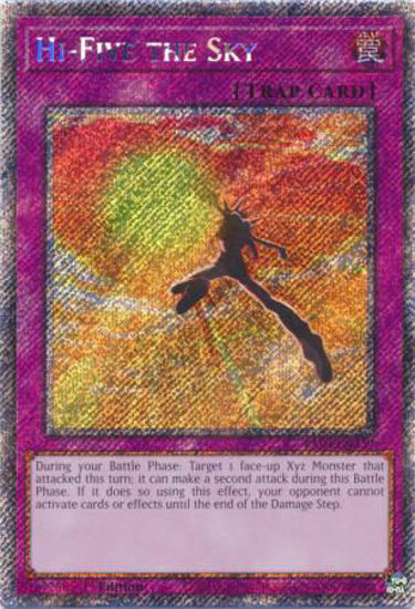 Hi-Five the Sky - RA04-EN239-PSR - (V.4 - Platinum Secret Rare) 1st Edition