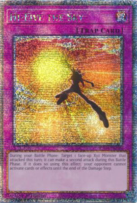 Hi-Five the Sky - RA04-EN239-QCR - (V.5 - Quarter Century Secret Rare) 1st Edition