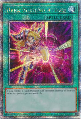 Dark Burning Attack - RA04-EN245-QCR - (V.5 - Quarter Century Secret Rare) 1st Edition