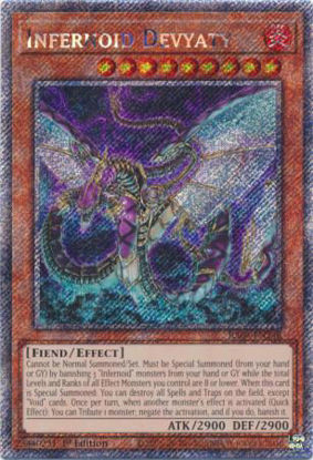 Infernoid Devyaty - RA04-EN248-QCR - (V.5 - Quarter Century Secret Rare) 1st Edition