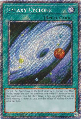 Galaxy Cyclone - RA04-EN250-PSR - (V.4 - Platinum Secret Rare) 1st Edition