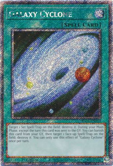 Galaxy Cyclone - RA04-EN250-PSR - (V.4 - Platinum Secret Rare) 1st Edition