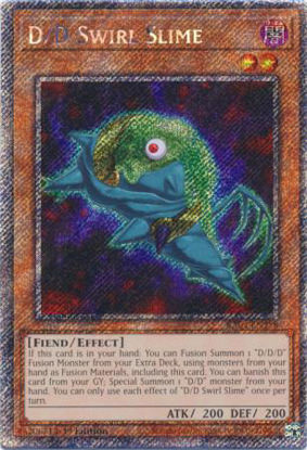 D/D Swirl Slime - RA04-EN258-PSR - (V.4 - Platinum Secret Rare) 1st Edition