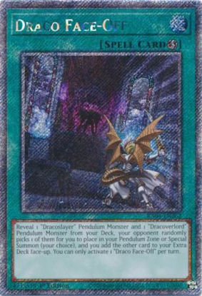 Draco Face-Off - RA04-EN262-PSR - (V.4 - Platinum Secret Rare) 1st Edition