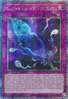 Phantom Knights' Fog Blade - RA04-EN264-QCR - (V.5 - Quarter Century Secret Rare) 1st Edition