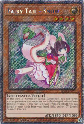 Fairy Tail - Snow - RA04-EN269-PSR - (V.4 - Platinum Secret Rare) 1st Edition