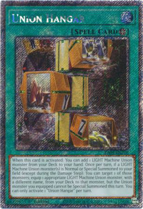 Union Hangar - RA04-EN270-PSR - (V.4 - Platinum Secret Rare) 1st Edition
