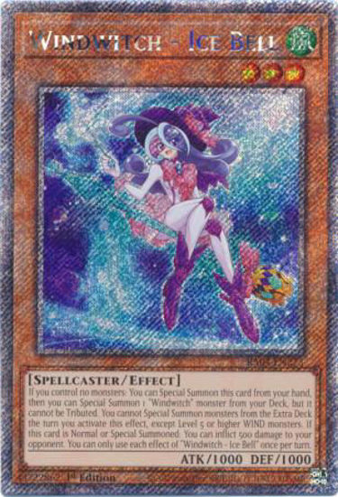 Windwitch - Ice Bell - RA04-EN273-QCR - (V.5 - Quarter Century Secret Rare) 1st Edition