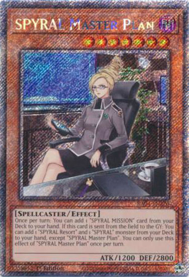 SPYRAL Master Plan - RA04-EN276-PSR - (V.4 - Platinum Secret Rare) 1st Edition